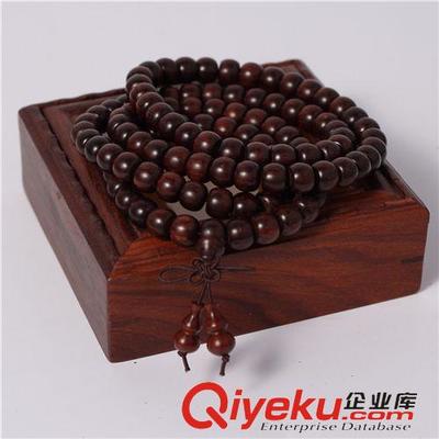印度小叶紫檀108颗佛珠手链 厂家直销，潮店爆款